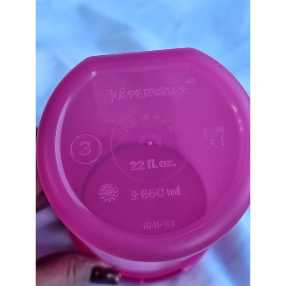 TUPPERWARE New MODULAR MATES 2 PIECES ROUND Containers PINK - Picture 3 of 6